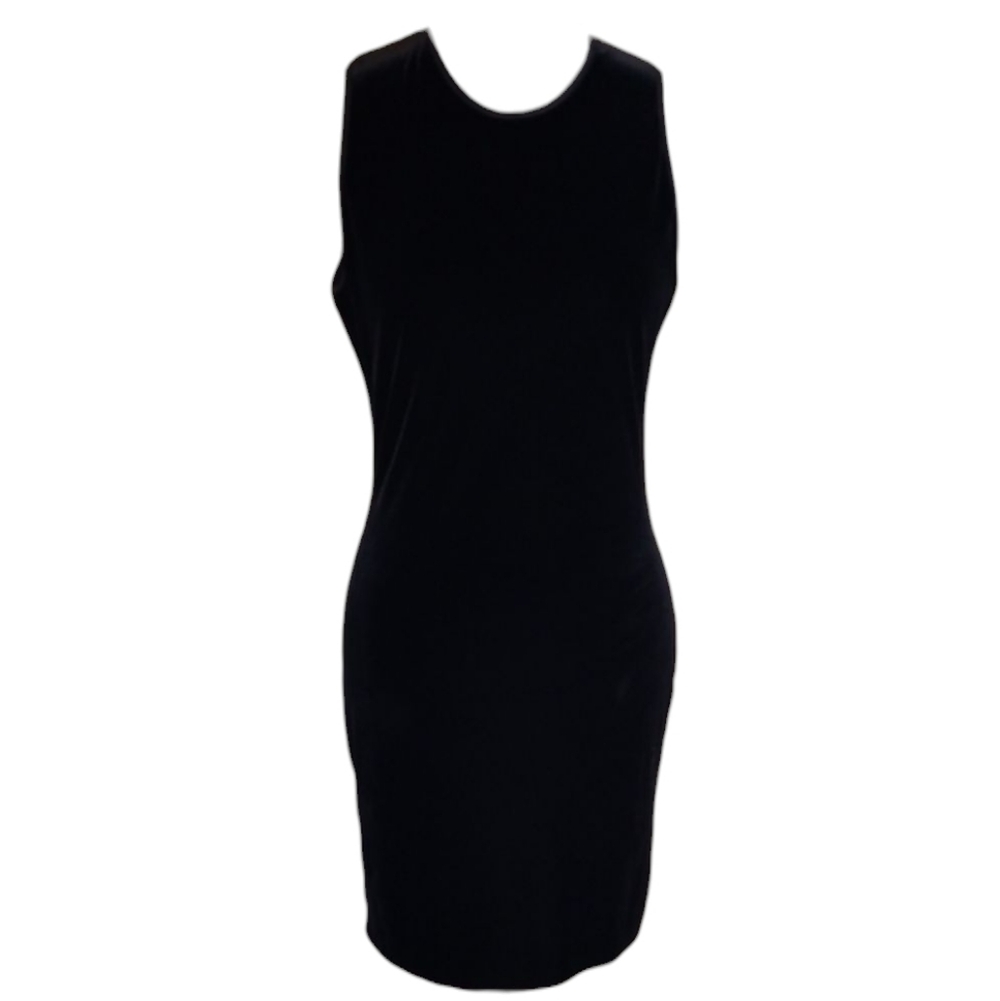 Velvet Y2K Vintage Dress Black Mini Dress Stretchy Whimsigoth